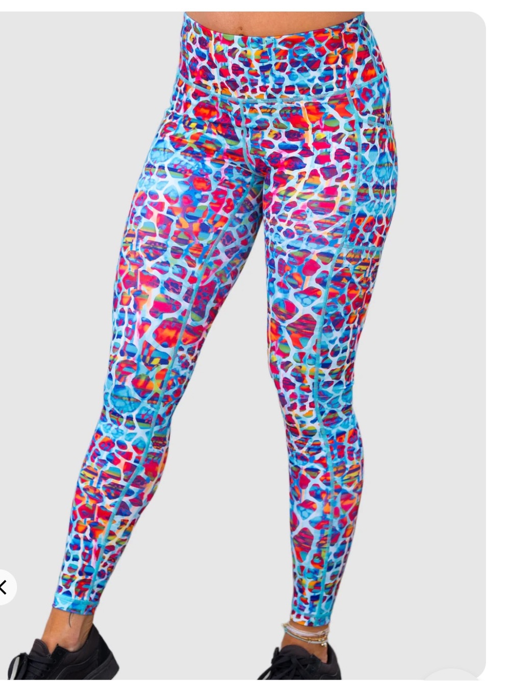 Constantly Varied Gear Exotic Print Full Length Leggings Sz M
